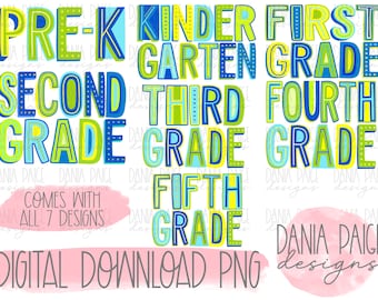 boy grade bundle, sublimation, digital design, png