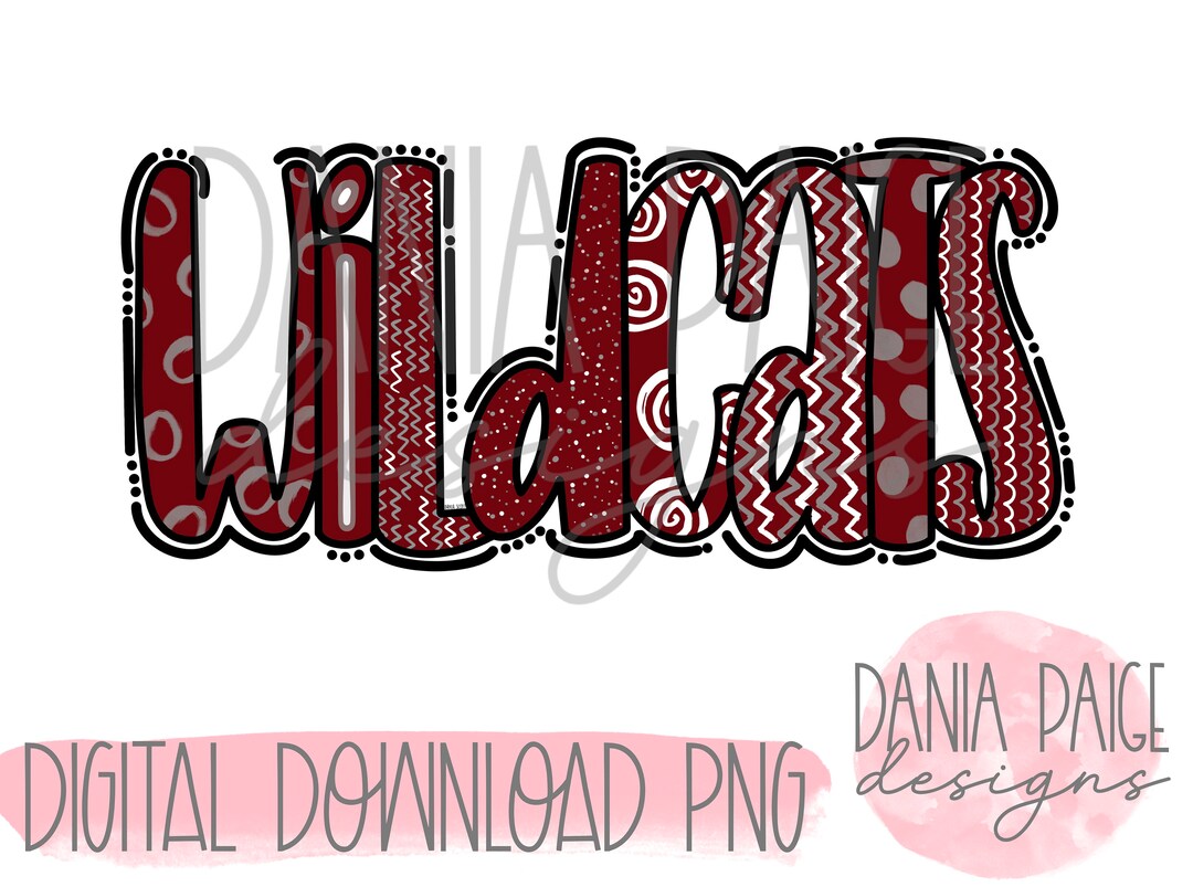 Guntersville PNG Wildcats Sublimation Design Digital Etsy
