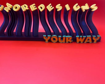 Truly 3D Signs Custom Made. Many Colors available.
