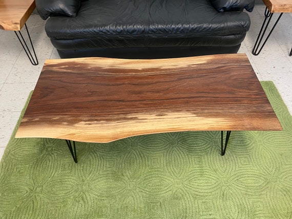 Curly Walnut Wood Slab. 12 Foot Walnut Wood Slab. Long Wood Slab Table. Wood  Slab Coffee Table. Live Edge Wood Slab. 