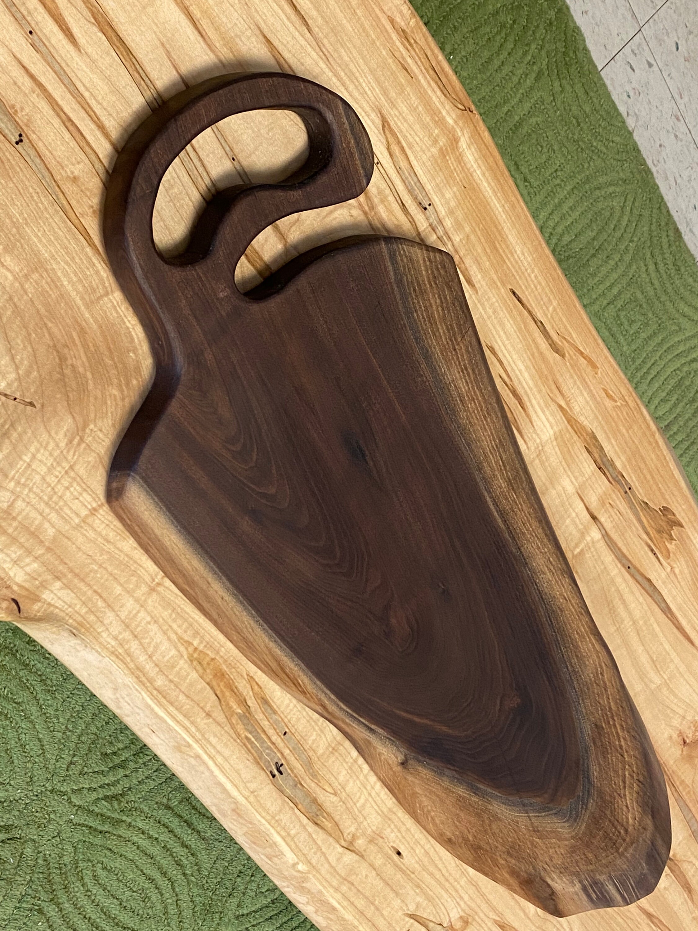 Live Edge Wood Cutting Board Stunning Live Edge Black Walnut Wood