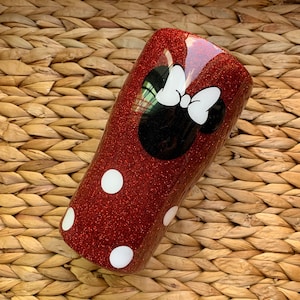 Minnie GLITTER TUMBLERS: Choose One, Your Design Or Mine–Use for Teacher Gift, Bridal/Bachelorette Party, Gifts for Her, Wedding