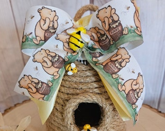 Winnie the Pooh Beehive-Winnie the Pooh Baby shower decoration-Pooh baby shower centerpiece-Pooh Beehive-Pooh 1st birthday-Mommy to be gift