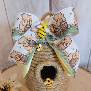 Winnie the Pooh Beehive-Winnie the Pooh Baby shower decoration-Pooh baby shower centerpiece-Pooh Beehive-Pooh 1st birthday-Mommy to be gift