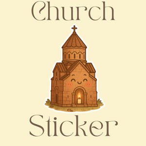 Armenian Stickers | Noravank Sticker | Armenia Die Cut Sticker | Waterbottle Sticker | Laptop Sticker | Die Cut Sticker | Armenian Church