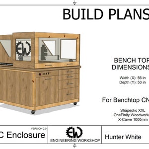 Piani di costruzione di CNC Enclosure XXL