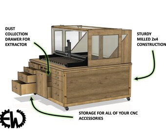 4x4 CNC Enclosure Build Plans - Etsy