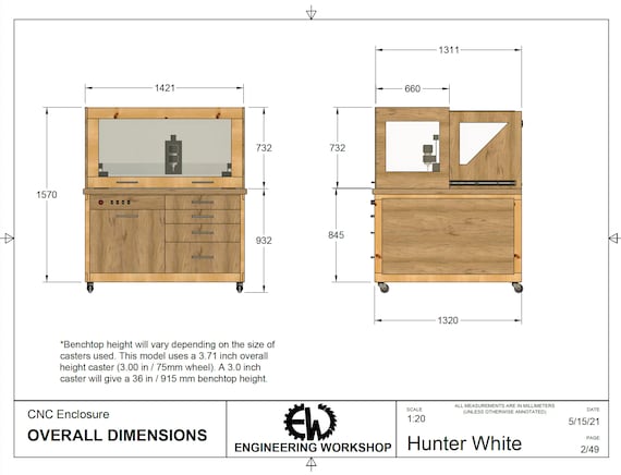 METRIC CNC Enclosure XXL Build Plans - Etsy UK