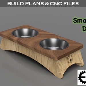 Small Dog Bowl Holder CNC Files