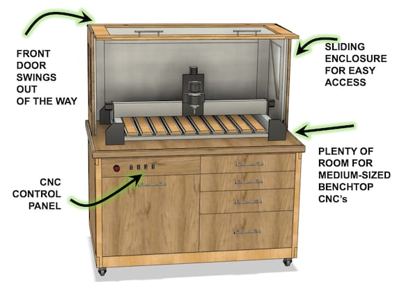 METRIC CNC Enclosure XL Build Plans - Etsy