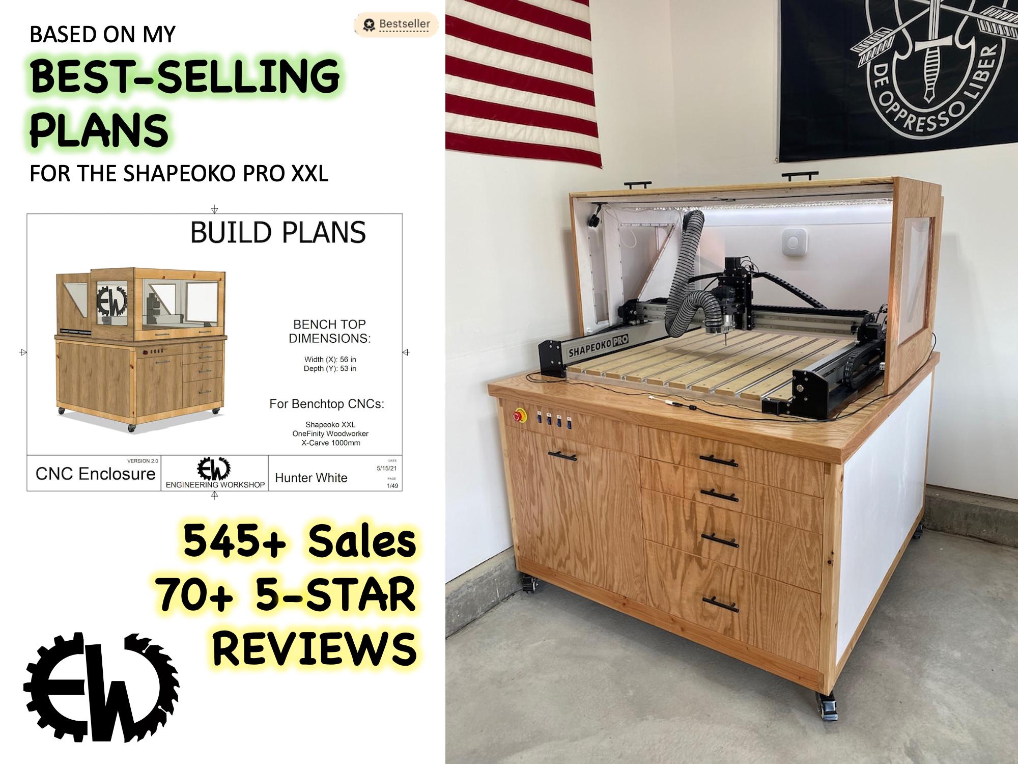 4x2 CNC Enclosure Build Plans - Etsy