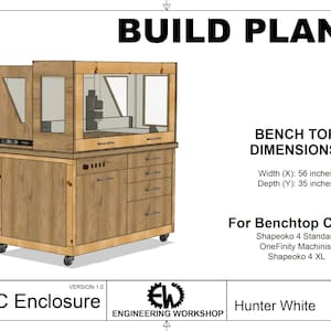 CNC Enclosure XL Build Plans