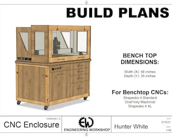 CNC Enclosure XL Build Plans