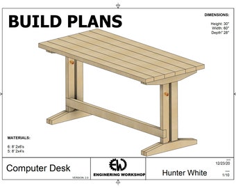 DIY Computer Desk