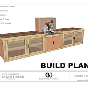 Over-Engineered Miter Saw Station Plans