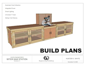 Over-Engineered Miter Saw Station Plans