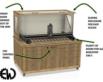4x2 CNC Enclosure Build Plans - Etsy