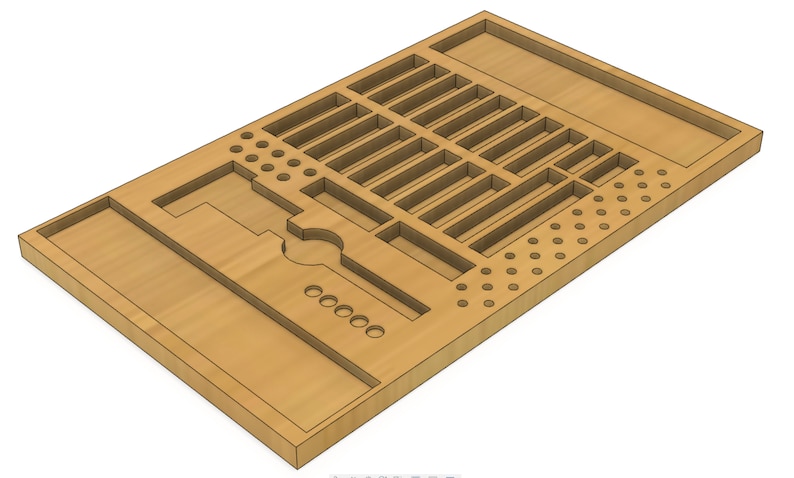 CNC Bit & Work Holding Drawer Organizer Build Plans and CAD Files image 2