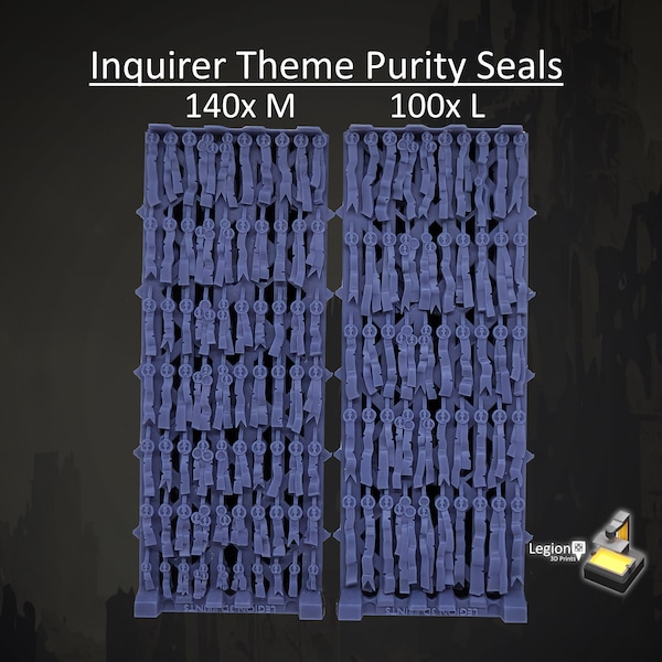 Inquirer Theme Purity Seals Oaths Papers Scenery Pack - for Wargaming Model Bits 30k Heresy Conversions Gift Tabletop