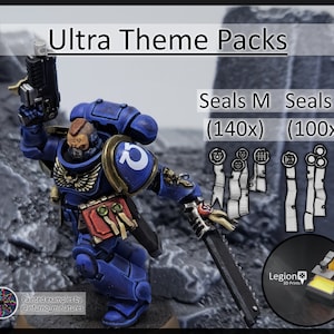 Pacchetto scenario Ultra Theme Purity Seals Oaths Papers - per Wargaming Model Bits 30k Heresy Conversions Gift Tabletop