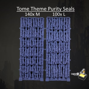 Tome Theme Purity Seals Oaths Papers Scenery Pack - for Wargaming Model Bits 30k Heresy Conversions  Tabletop