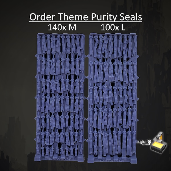 Order Theme Purity Seals Oaths Papers Scenery Pack - for Wargaming Model Bits 30k Heresy Conversions Gift Tabletop