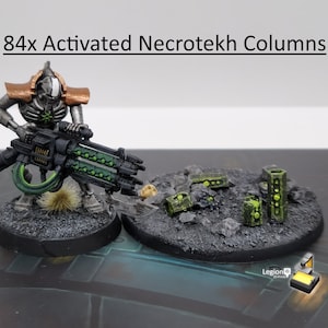 Activated Necrotekh Columns Scatter Terrain Pack (84x) - for Wargaming Model Bases Conversions Gift Tabletop