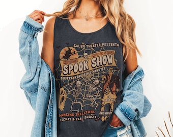 Monster Mash Halloween Tank Top: Comfort Colors Spooky Season Shirt