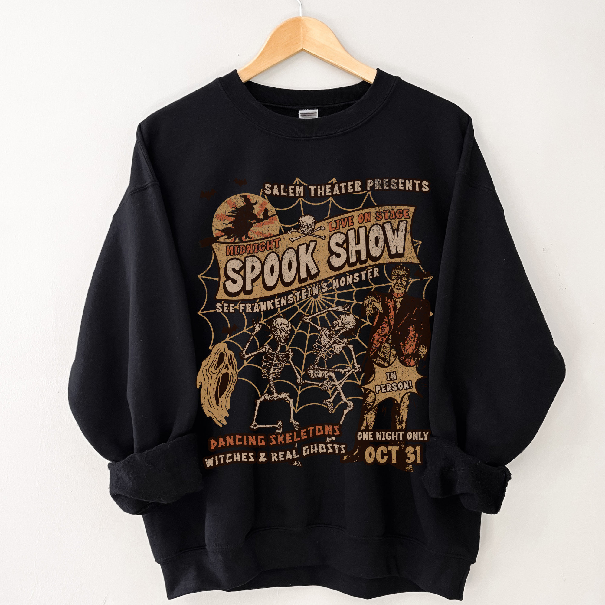 Halloween Shirt Monster Mash Sweatshirt Retro Halloween Crewneck Monster Shirt Frankenstein Shirt Spooky Sweatshirt Cute Fall Shirt Horror