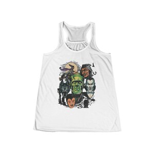 Halloween Tank Top, Monster Mash Shirt, Halloween Lover, Frankenstein Tank Top, Dracula Shirt, Cute Fall Clothing, Halloween Racerback Shirt