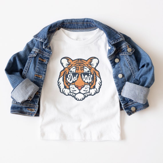 Detroit Baseball Vintage Michigan Bengal Tiger Retro T-Shirt Detroit Baseball Vintage Michigan Bengal Tiger Retro T-Shirt