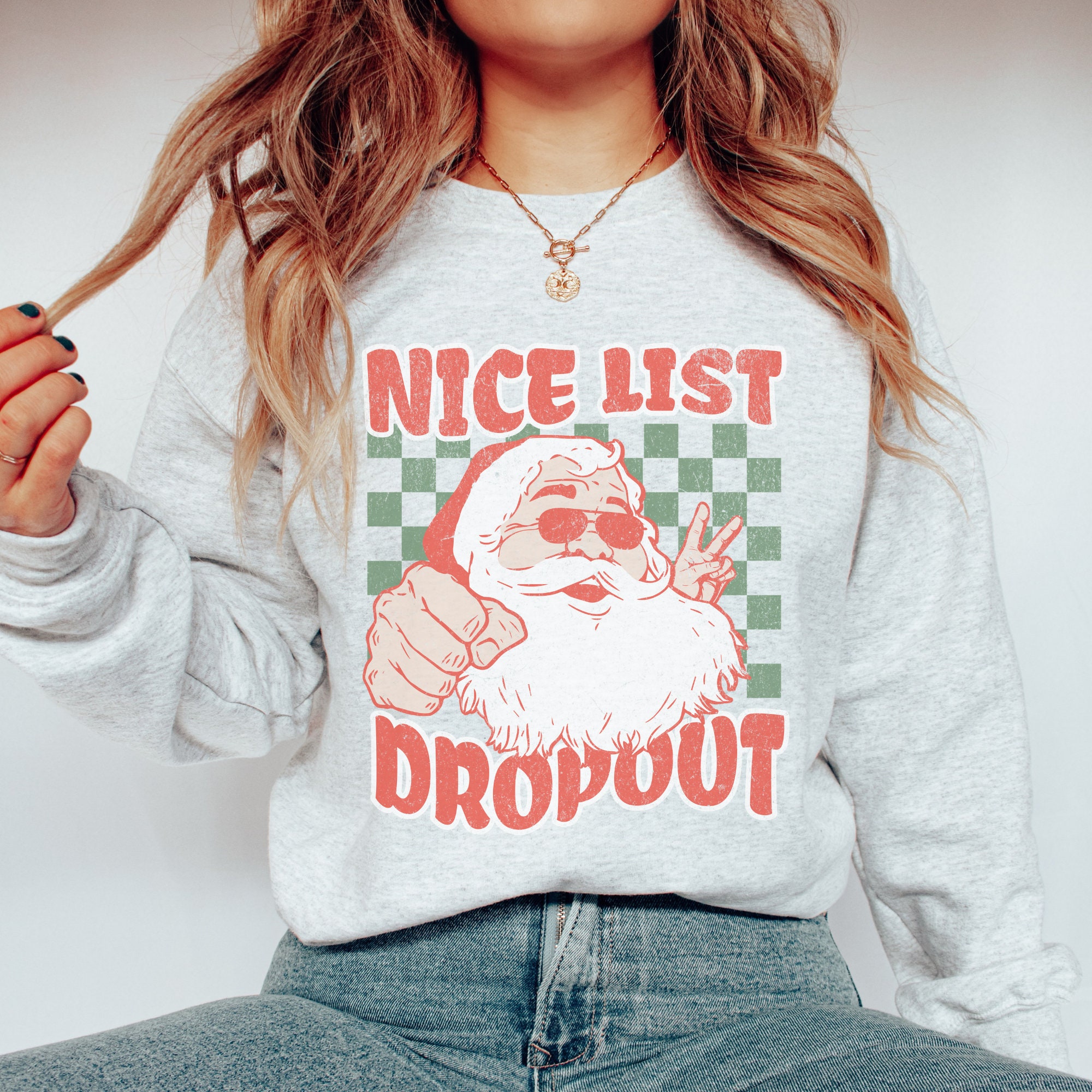  Tuianres Christmas Shirts for Women Plus Size Dressy Fashion  Round Neck Printed Long Sleeve Casual Loose Top Shirt : Sports & Outdoors