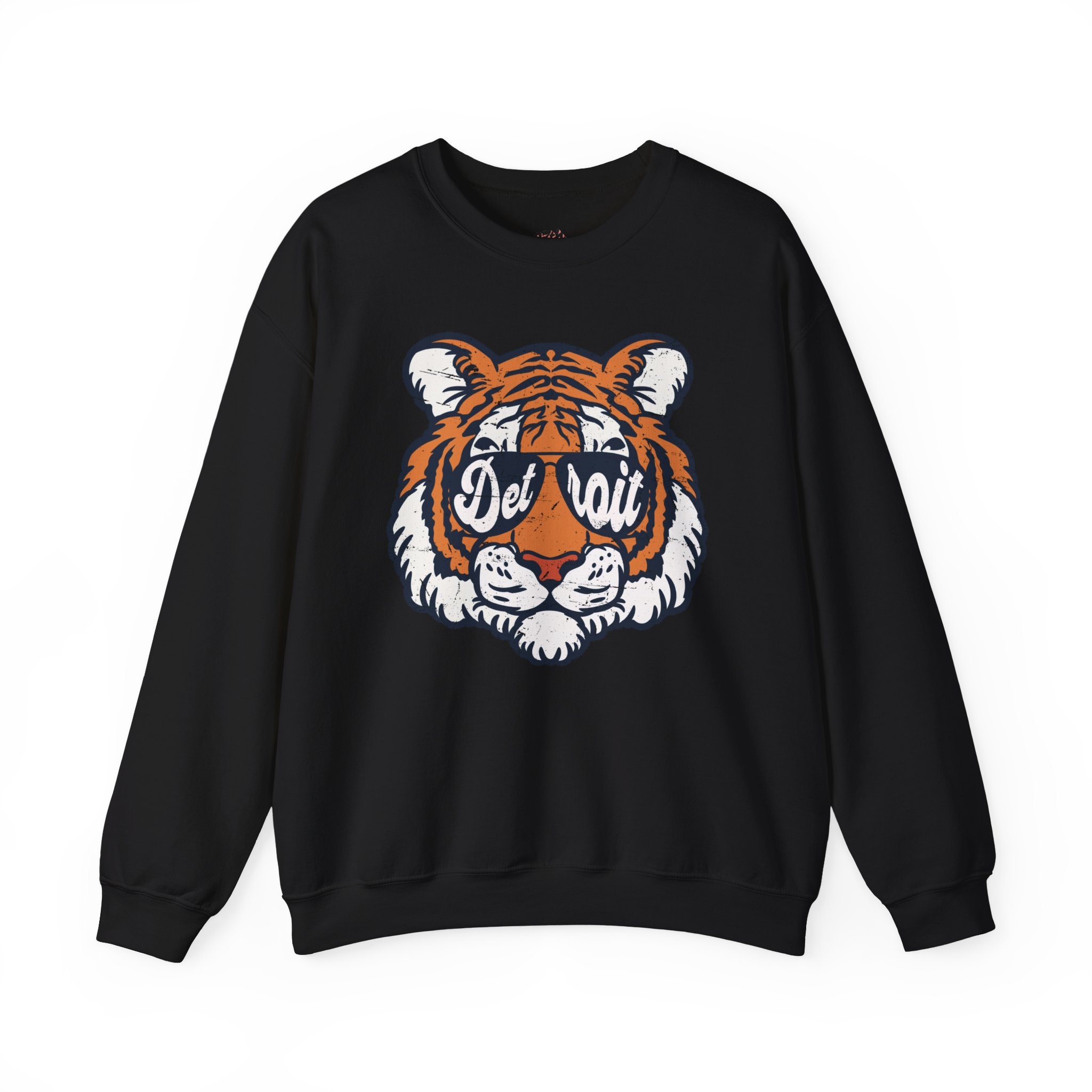 Retro Detroit Tigers Sweatshirt: Baseball Game Day Crewneck - Etsy
