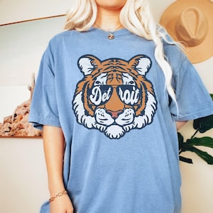 Detroit Baseball Vintage Michigan Bengal Tiger Retro T-Shirt Detroit Baseball Vintage Michigan Bengal Tiger Retro T-Shirt