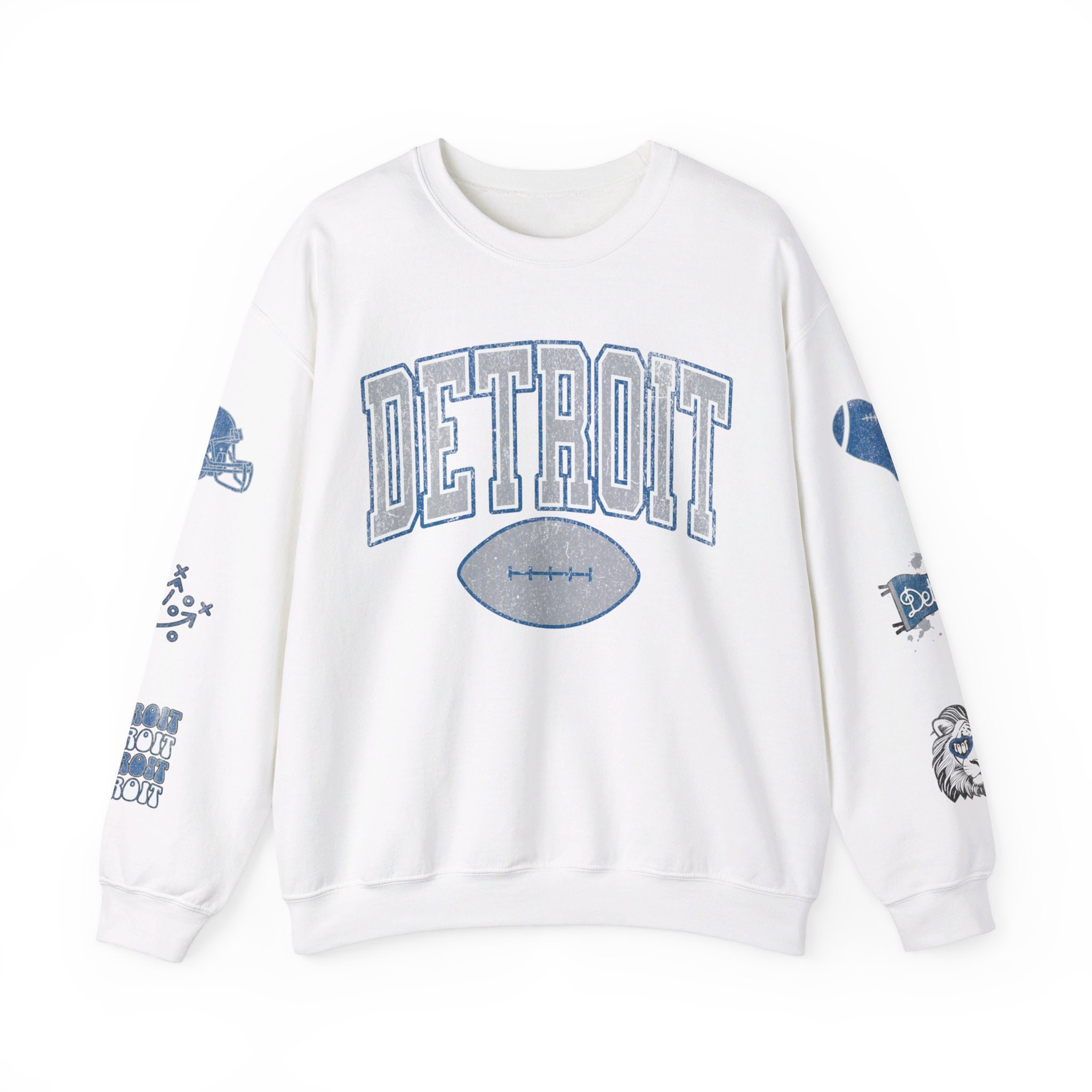 Vintage Detroit Football Sweatshirt Lions Football