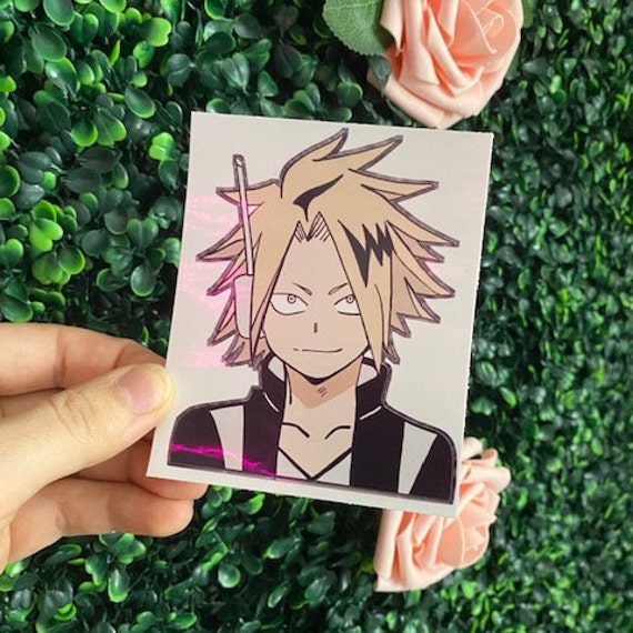 denki kaminari my hero academia waterproof sticker etsy ireland
