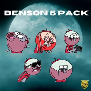 Emotes for Twitch | Benson Emotes Pack | Streamer Emotes |