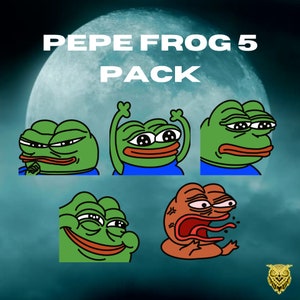 Emotes für Twitch | Pepe Emotes Paket | Luftschlangen Emotes |