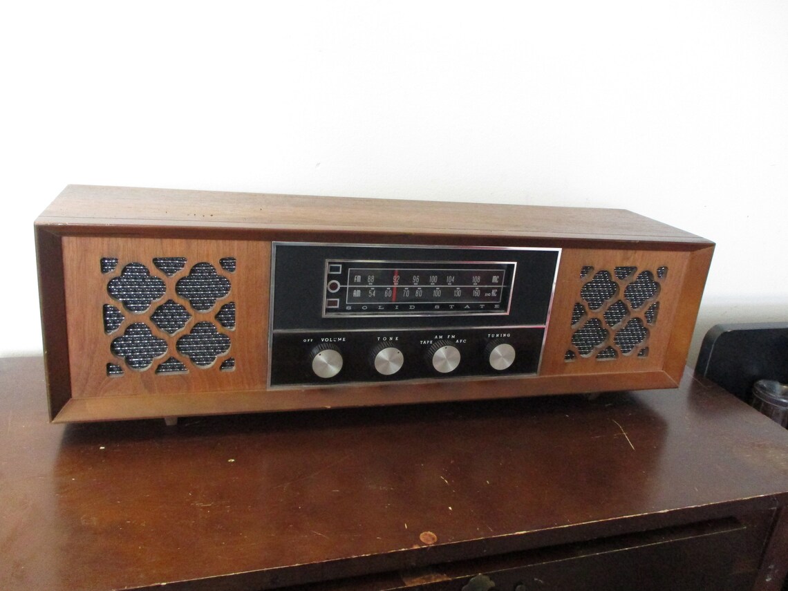 1970'S Solid State AM/FM Radio | Etsy