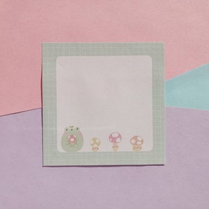 Cute Muted Pastel Aesthetic Sticky Notes 50 Sheet Sticky - Etsy UK