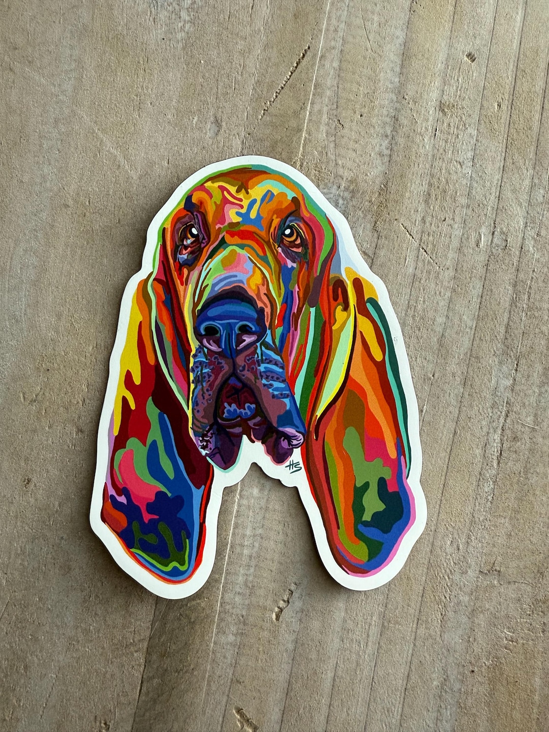 Bloodhound Sticker or Magnet - Etsy