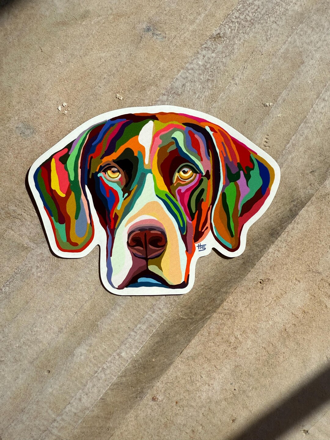 Red Pointer Sticker German Short Hair Pointer Sticker or Magnet - Etsy