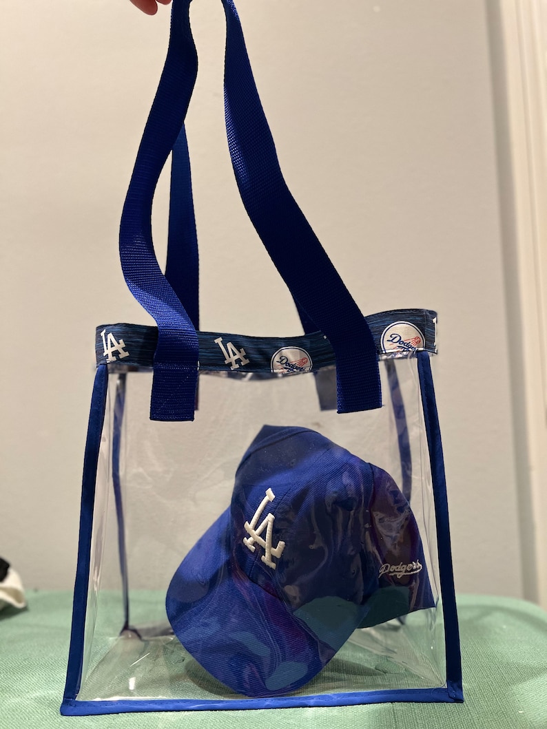 Clear Dodger Stadium Bag Etsy