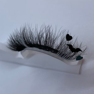 Customizable Bat Lashes | Colorful Eyelashes | Halloween | Beauty Makeup | Personalized Accessories| Gothic Alt Fashion
