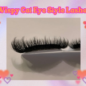 Wispy Cat eye Lashes | Makeup | Beauty personalized accessories | Mega Volume custom lashes
