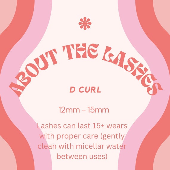 D Curl Custom Strip Lashes / Makeup / Mega Volume / Personalized Accessories / Eyelashes