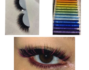 Cils colorés | Cils personnalisés | Maquillage | Accessoires personnalisés