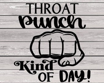 Throat Punch Art des Tages Svg, Hals Punch Svg, Art des Tages Svg, Punch Svg