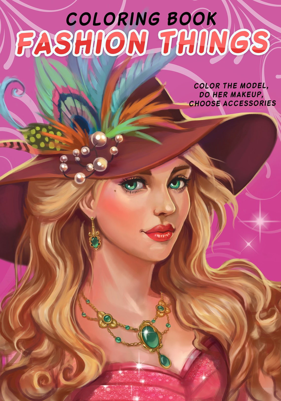 Digital Coloring Book for digital or print use for Kids or Etsy