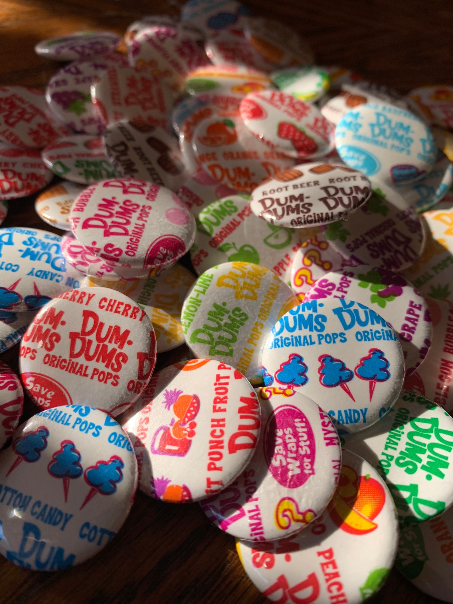 Dumdums Candy Wrapper 1 Inch Pinback Button Pin 17 Flavors Etsy